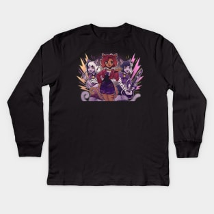 Monster High Cats Kids Long Sleeve T-Shirt